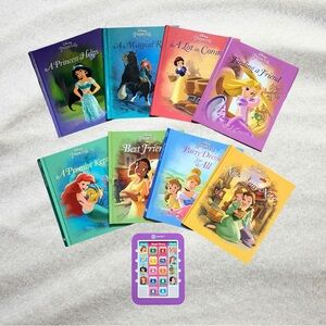 Disney Princess Me Reader 8-Book Set and Electronic Reader Sound Hardcover Books
